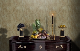 Обои R22502 фото в интерьере гостиной превью