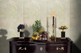 Обои 240145 фото в интерьере гостиной превью