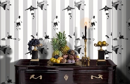 Обои 240151 фото в интерьере гостиной превью