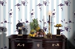 Обои 240152 фото в интерьере гостиной превью