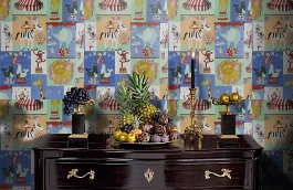 Обои 240381 фото в интерьере гостиной превью