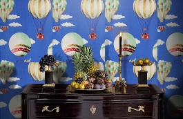 Обои 240395 фото в интерьере гостиной превью