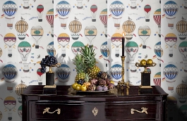 Обои 240401 фото в интерьере гостиной превью