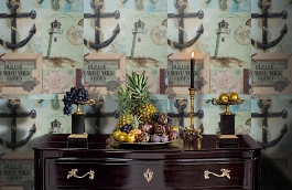 Обои 240442 фото в интерьере гостиной превью