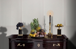 Обои 240506 фото в интерьере гостиной превью