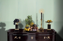 Обои 240507 фото в интерьере гостиной превью