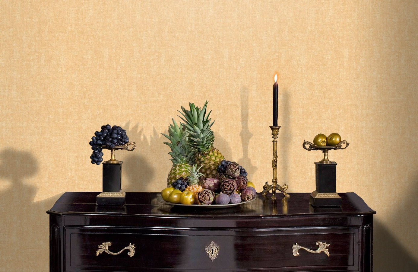 Обои VB1002 фото в интерьере гостиной