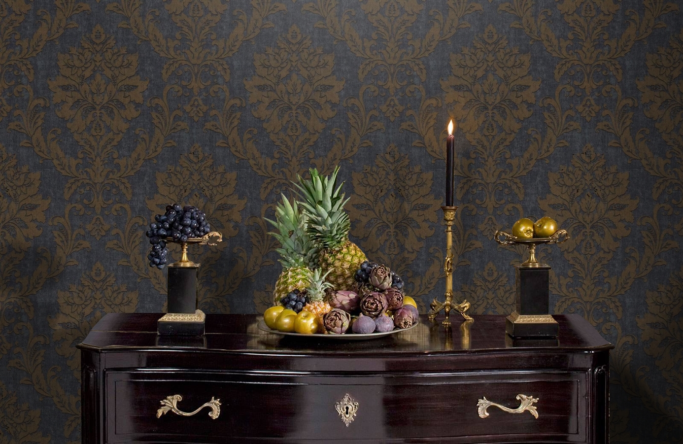 Обои VB3104 фото в интерьере гостиной Обои VB3104 фото в интерьере гостиной