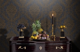 Обои VB3104 фото в интерьере гостиной превью