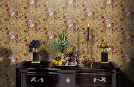 Обои VB3204 фото в интерьере гостиной превью