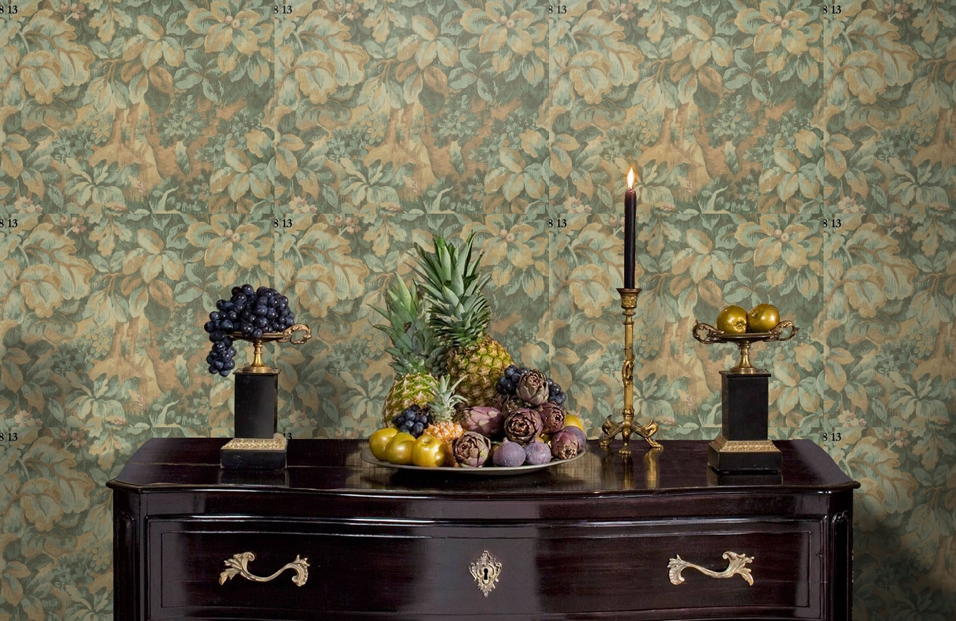 Обои 35813 фото в интерьере гостиной