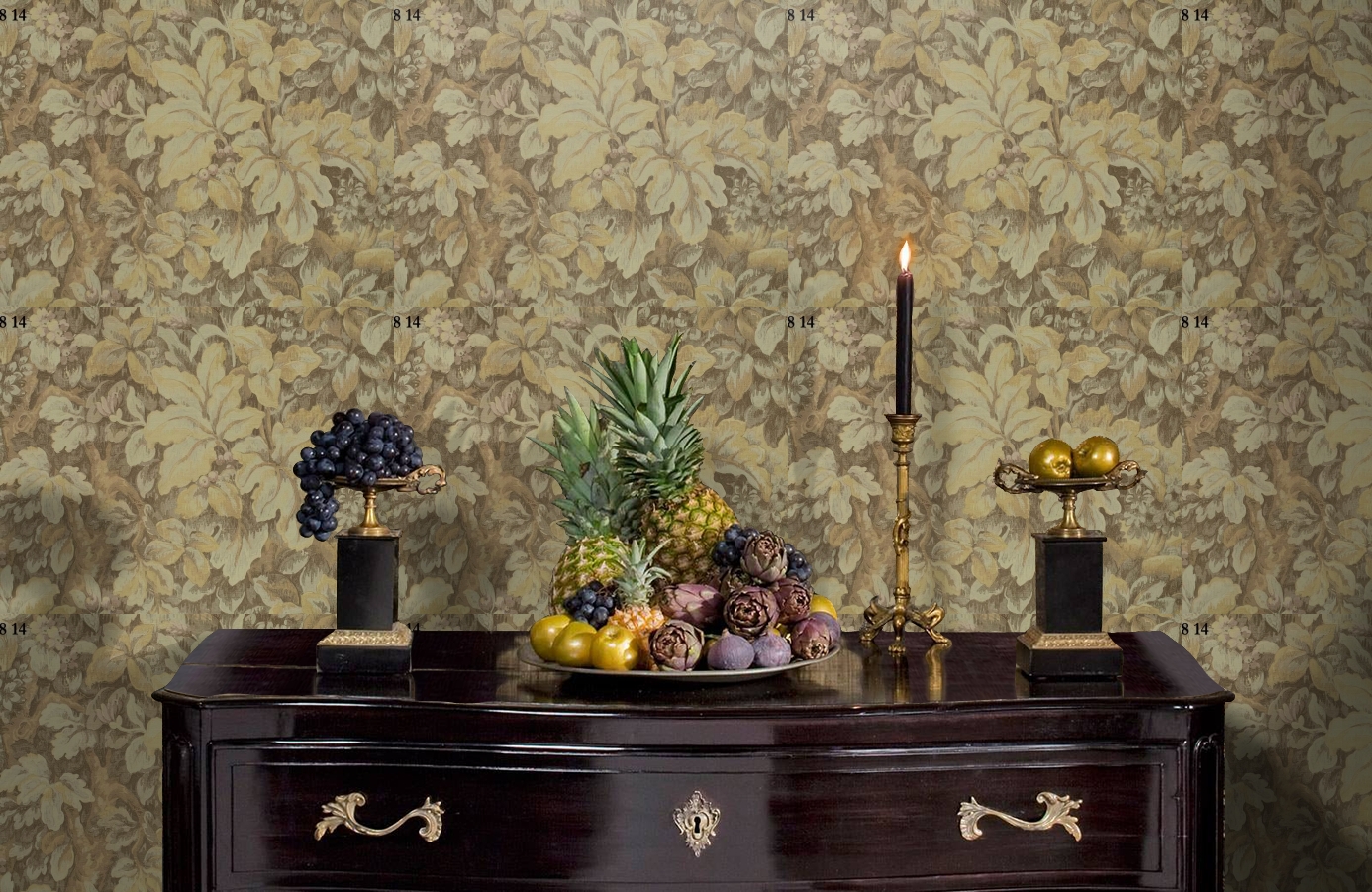 Обои 35814 фото в интерьере гостиной