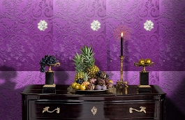 Обои 77905 фото в интерьере гостиной превью