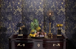 Обои 78308 фото в интерьере гостиной превью