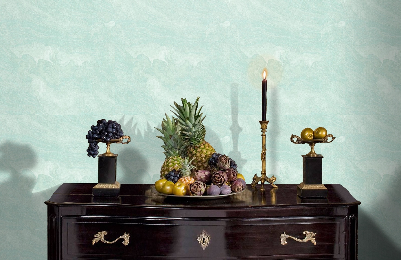 Обои 30210 фото в интерьере гостиной