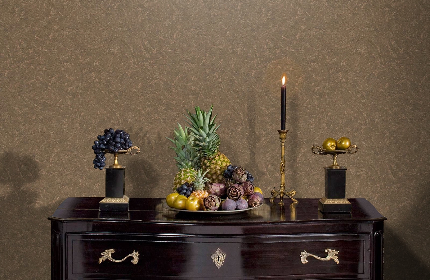 Обои 32869 фото в интерьере гостиной