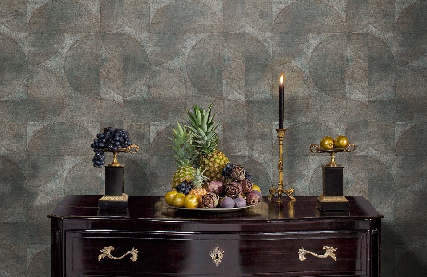 Обои 32873 фото в интерьере гостиной