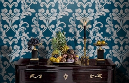 Обои 57302 фото в интерьере гостиной превью