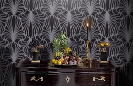 Обои 59023 фото в интерьере гостиной превью