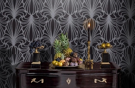 Обои 59073 фото в интерьере гостиной превью