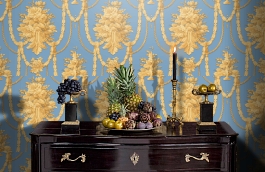 Обои 78106 фото в интерьере гостиной превью