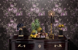 Обои 9011-12 фото в интерьере гостиной превью