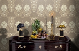 Обои 9029-12 фото в интерьере гостиной превью