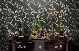 Обои 9048-12 фото в интерьере гостиной превью