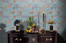 Обои 9080-03 фото в интерьере гостиной превью