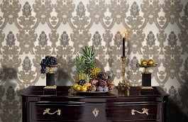 Обои 9089-16 фото в интерьере гостиной превью