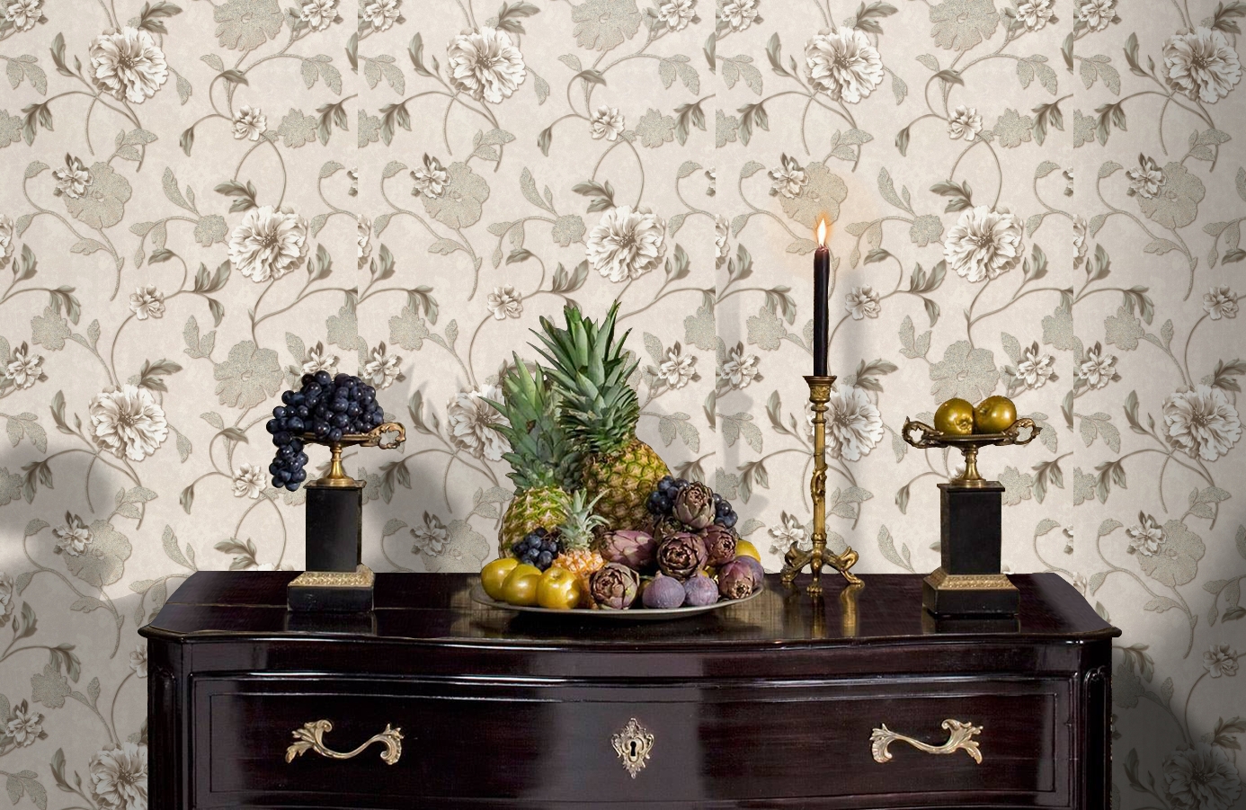 Обои 9112-01 фото в интерьере гостиной