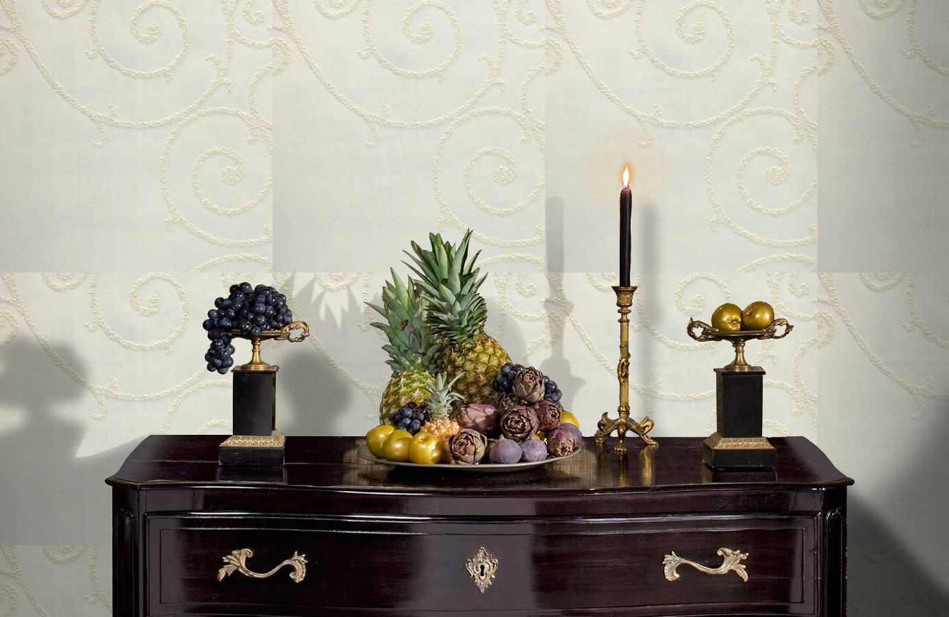 Обои 9328 фото в интерьере гостиной