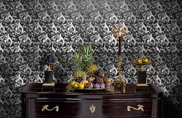 Обои 97966 фото в интерьере гостиной превью