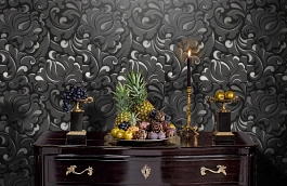 Обои 97973 фото в интерьере гостиной превью