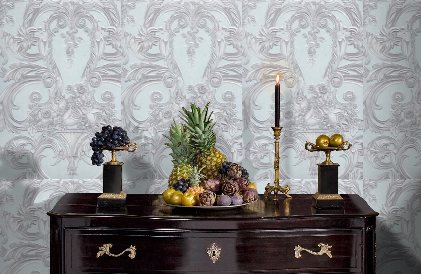 Обои 02547-12 фото в интерьере гостиной