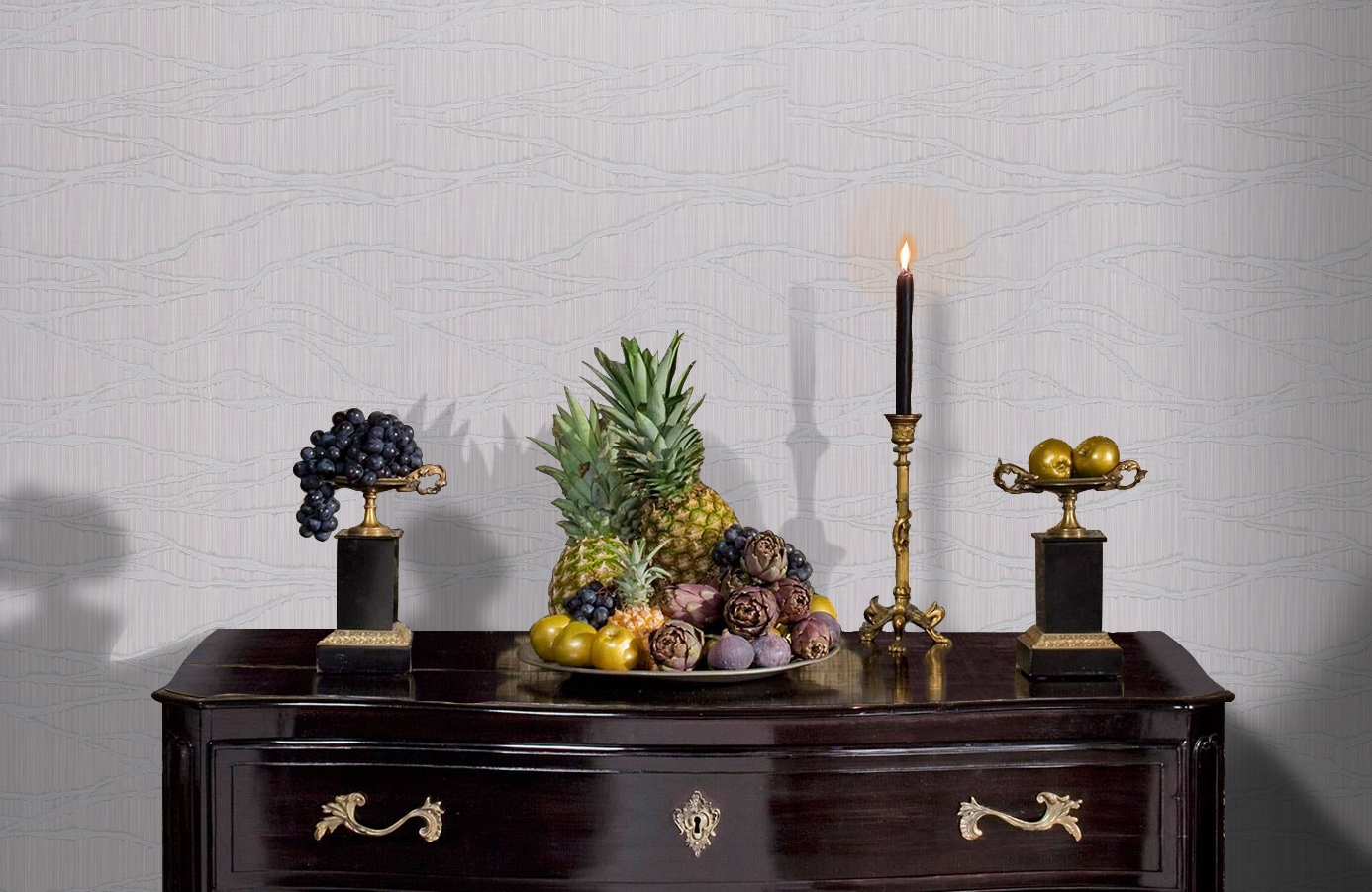 Обои 10271-04 фото в интерьере гостиной