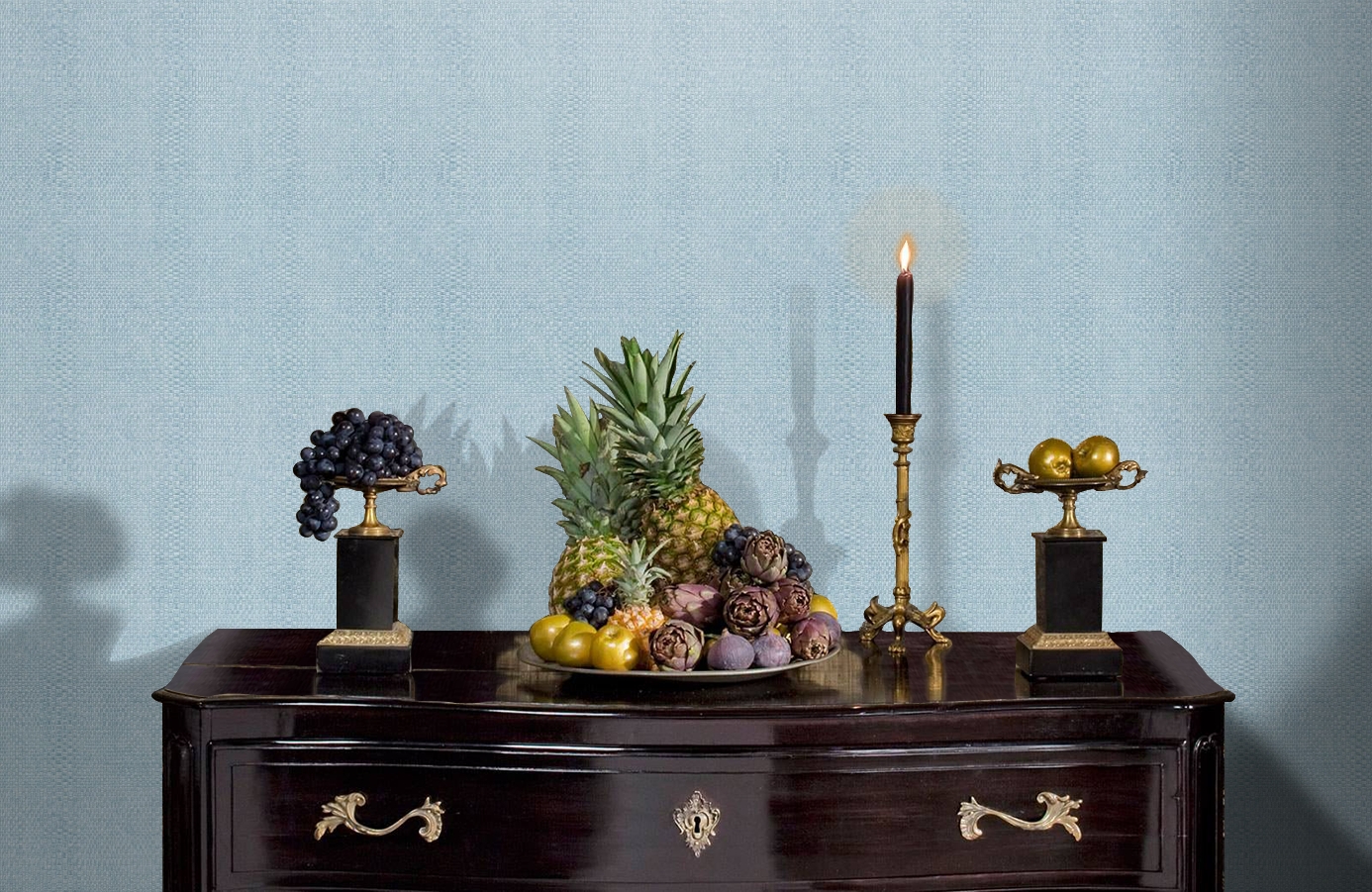 Обои 10435-03 фото в интерьере гостиной