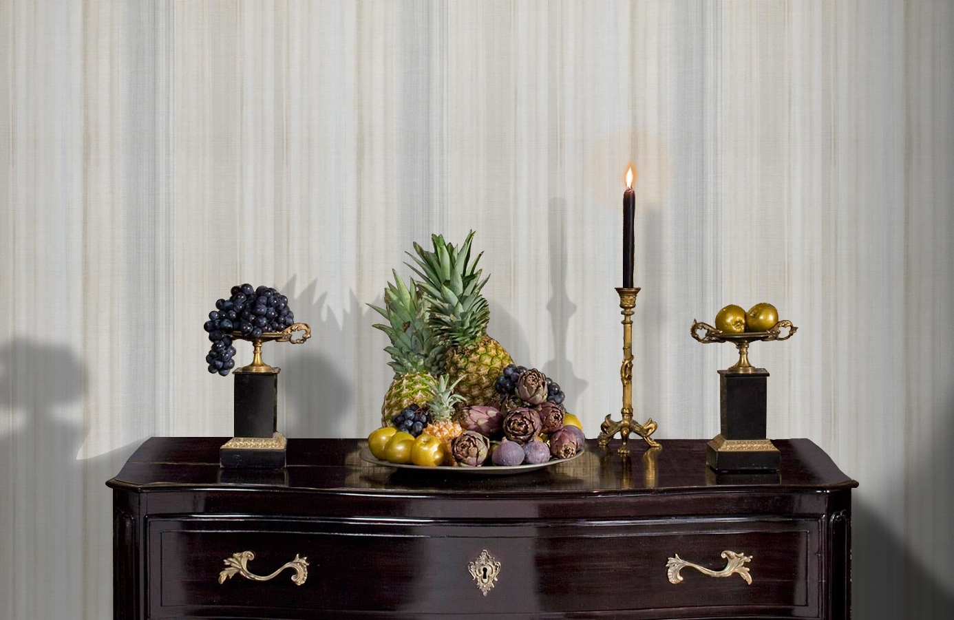 Обои 10439-02 фото в интерьере гостиной