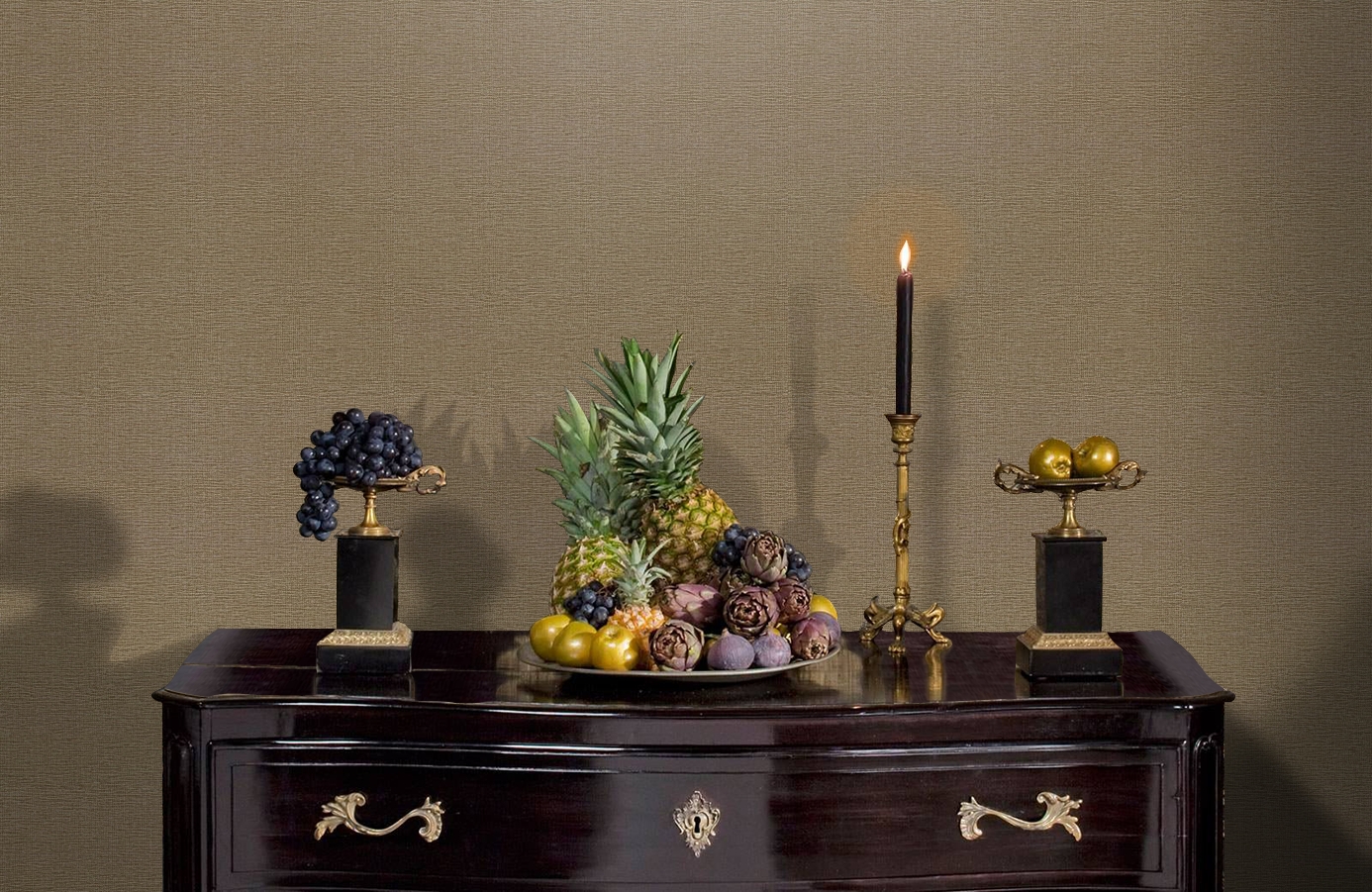 Обои 10442-09 фото в интерьере гостиной