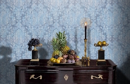 Обои 10443-03 фото в интерьере гостиной превью