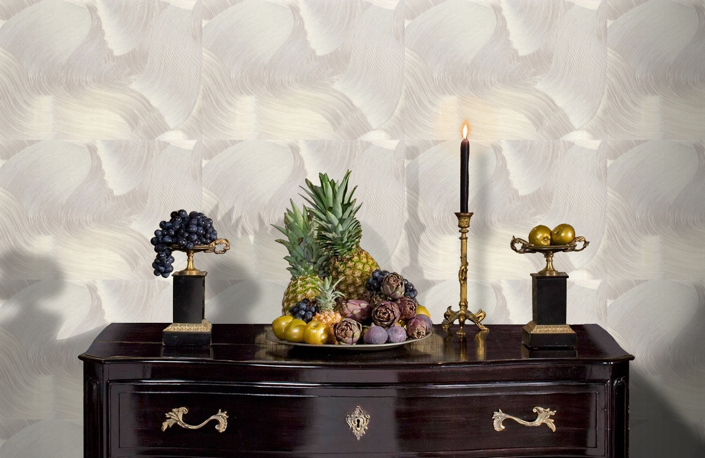 Обои 8002-11 фото в интерьере гостиной