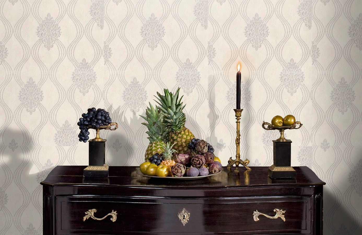 Обои 8017-02 фото в интерьере гостиной