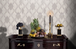 Обои 8017-11 фото в интерьере гостиной превью