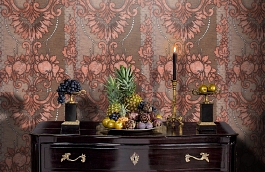 Обои 17205 фото в интерьере гостиной превью