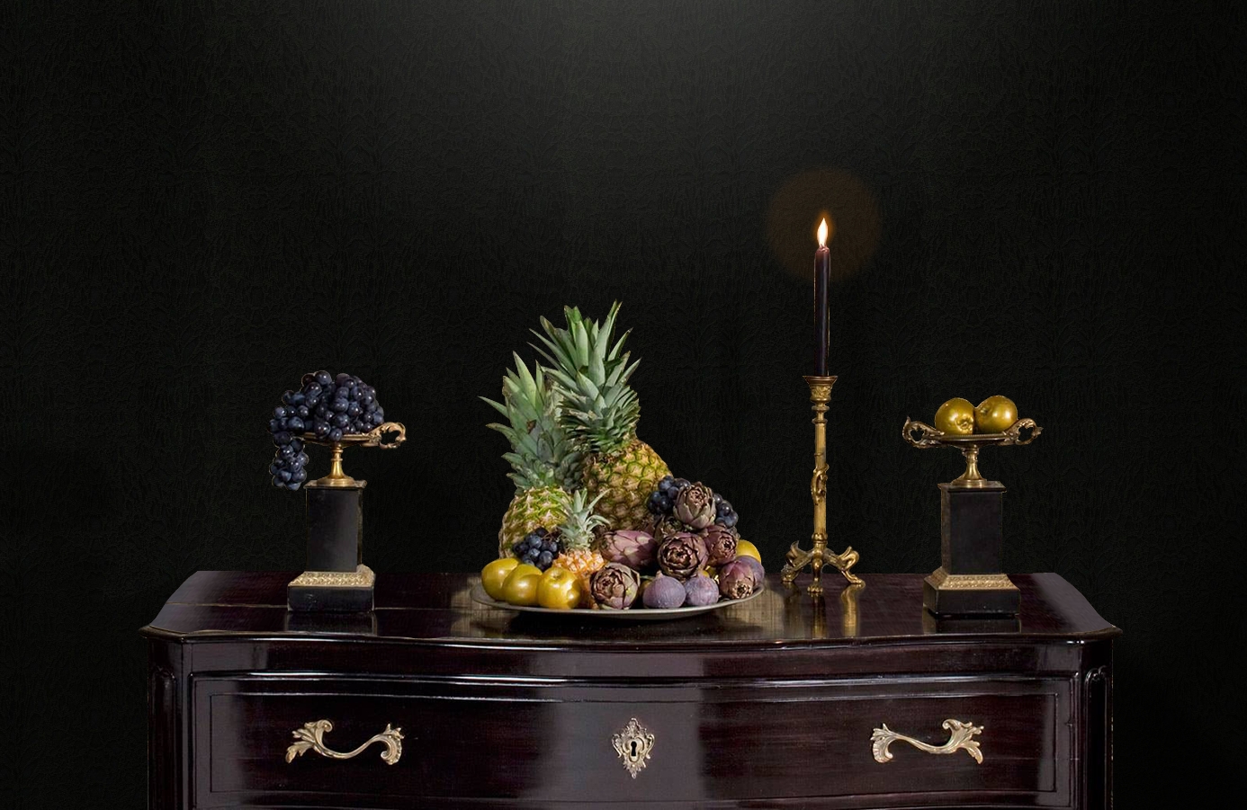 Обои 18062 фото в интерьере гостиной