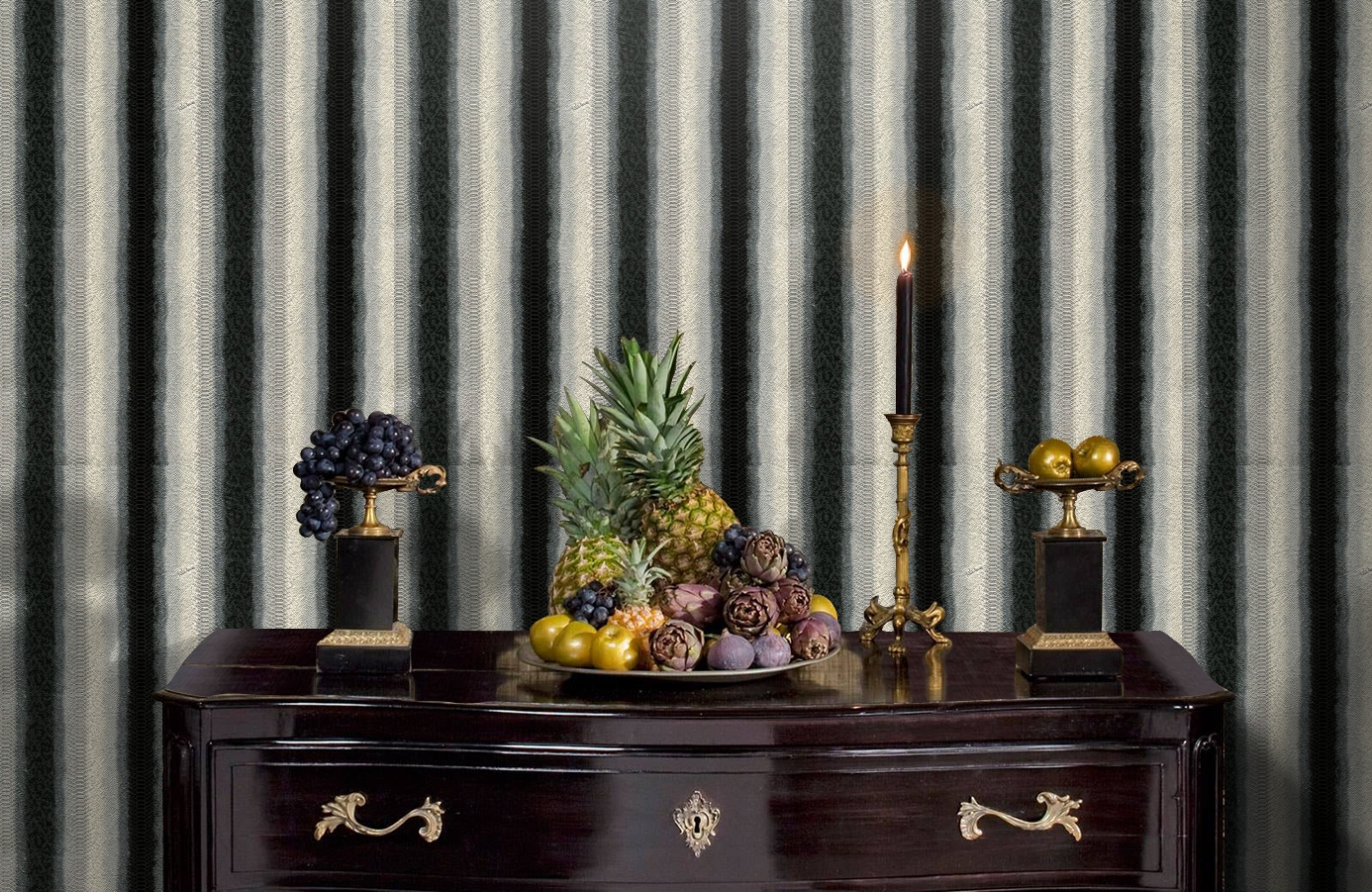 Обои 18094 фото в интерьере гостиной