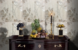 Обои 18227 фото в интерьере гостиной превью