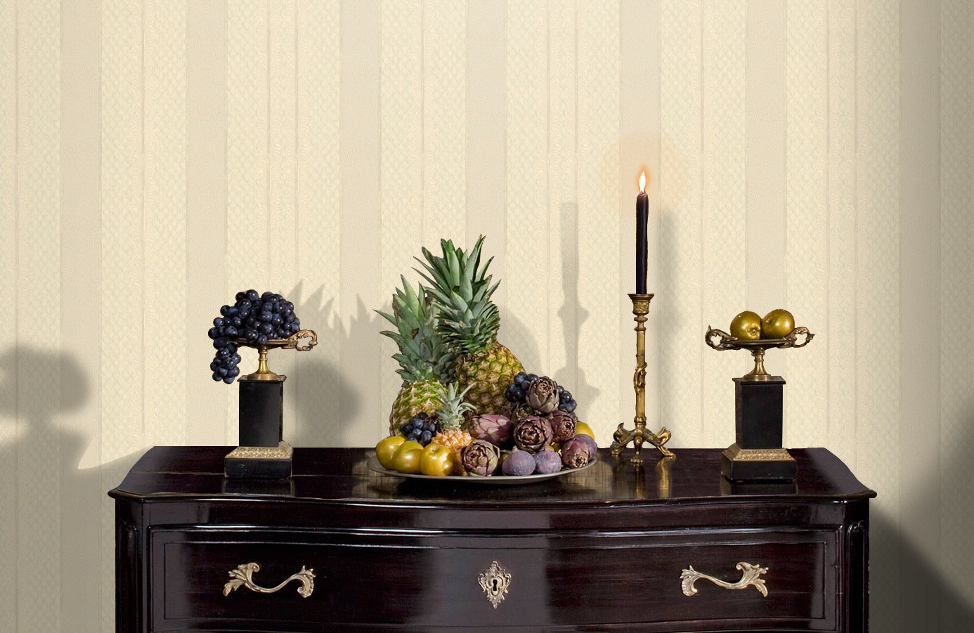 Обои 18290 фото в интерьере гостиной