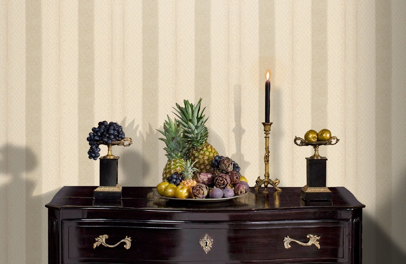 Обои 18291 фото в интерьере гостиной