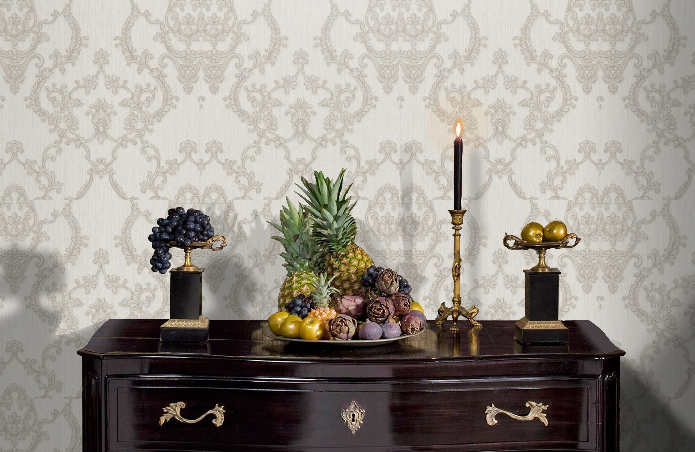 Обои 18301 фото в интерьере гостиной